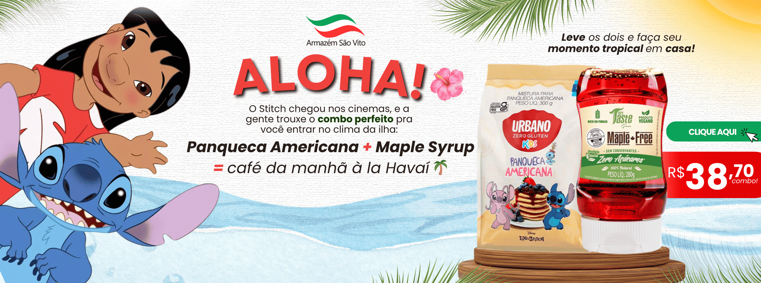 Panqueca Americana + Maple | Armazém São Vito 