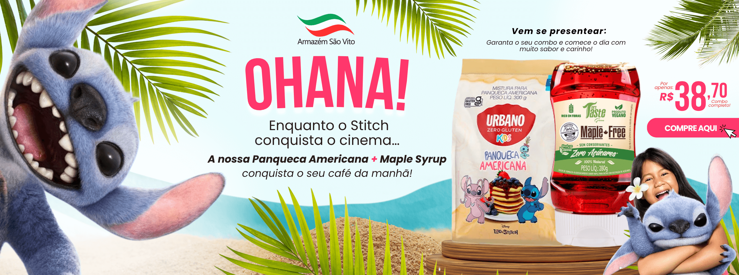 Panqueca Americana + Maple | Armazém São Vito 