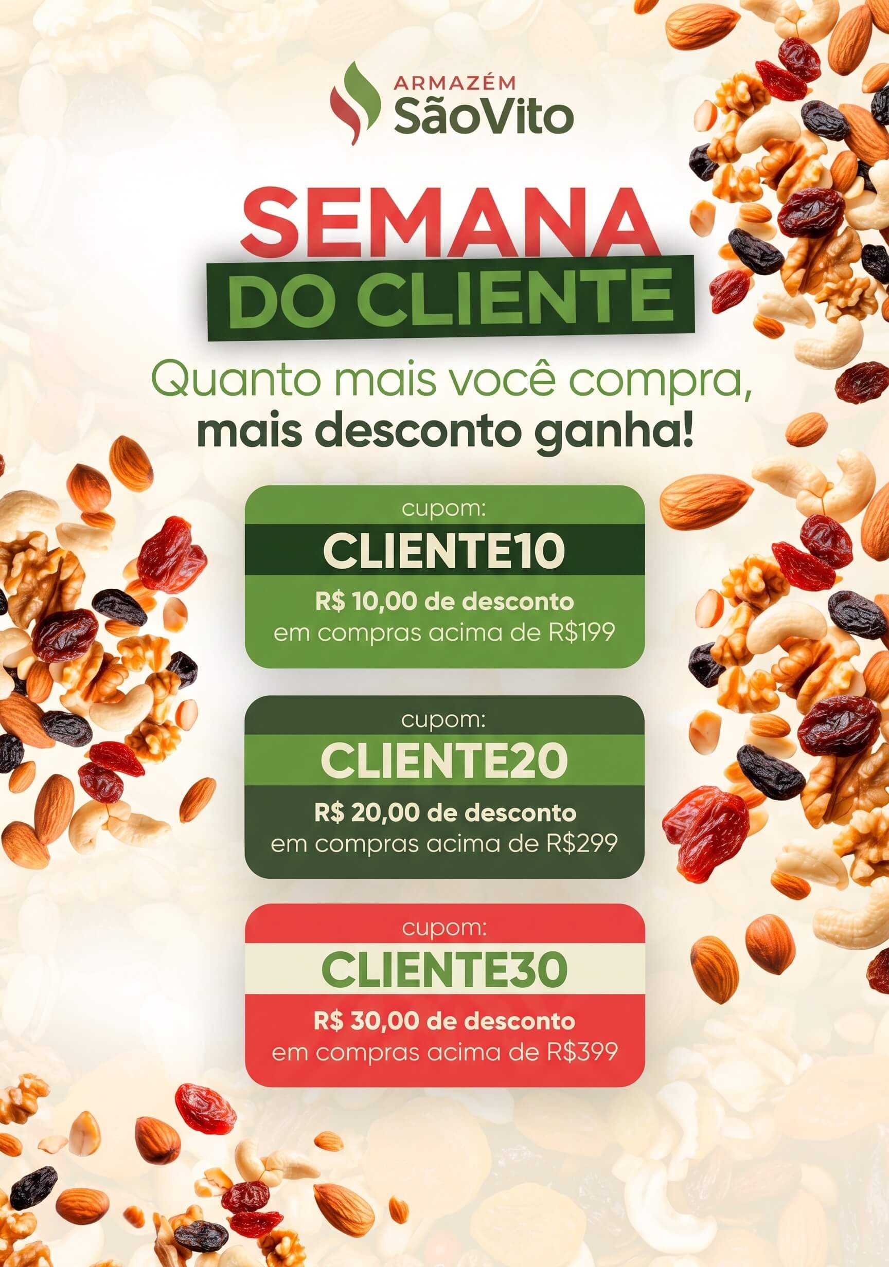 Semana Do Cliente | Armazém São Vito