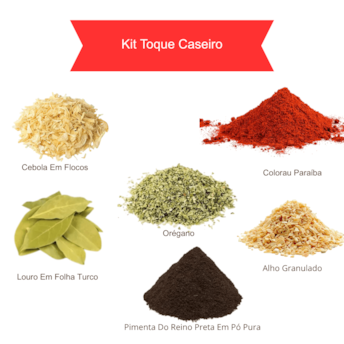 Kit de Temperos Toque Caseiro - Armazém São Vito