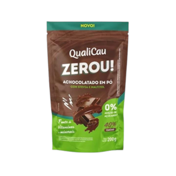 Achocolatado Em Pó Zerou 200g Qualicau Achocolatado Em Pó Zerou 200g Qualicau