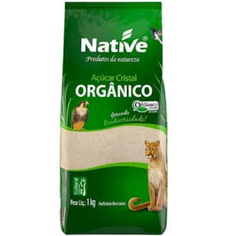 Açúcar Cristal Orgânico Native 1kg