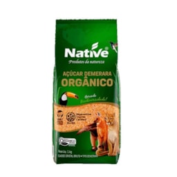 Açúcar Demerara Orgânico Native 1Kg Açúcar Demerara Orgânico Native 1Kg