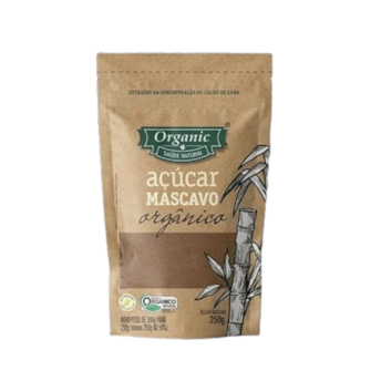 Açúcar Mascavo Orgânica Organic 250g Açúcar Mascavo Orgânica Organic 250g