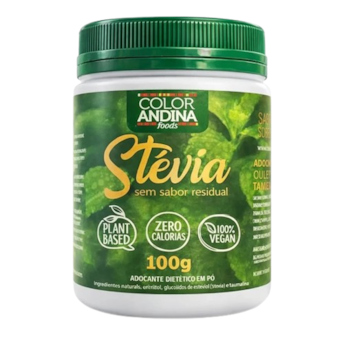 Adoçante Natural Stévia Cristal Color Andina 100g