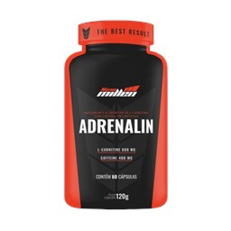 Adrenalin 60 Cápsulas Cafeina - L Carnitina New Milen 120g