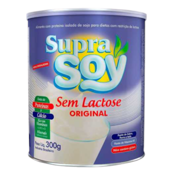 Alimento Em Pó  Supra Soy Sem Lactose Original 300g Alimento Em Pó  Supra Soy Sem Lactose Original 300g