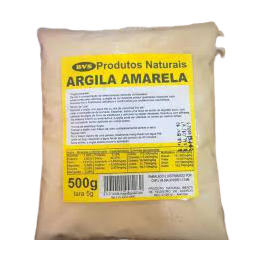 Argila Amarela Bvs 500g Argila Amarela Bvs 500g