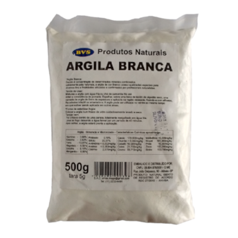 Argila Branca Bvs 500g