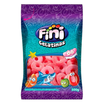 Aros de Morango Azedinho Fini 500g