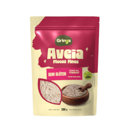 Aveia Flocos Finos Sem Glúten Grings  200g