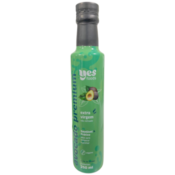 Azeite De Avocado Extra Virgem Premium Yes Foods 250ml Azeite De Avocado Extra Virgem Premium Yes Foods 250ml