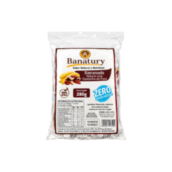 Bananada com Castanha-do-Pará Banatury 280g