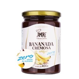 Bananada cremosa de colher zero açúcar 400g - RB Amore