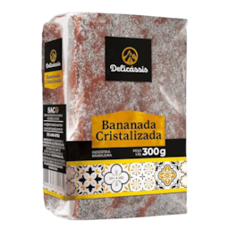 Bananada Cristalizada Delicassis 300g