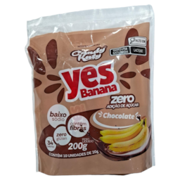 Bananinha Zero Com Cobertura De Chocolate Candy Katy 200g