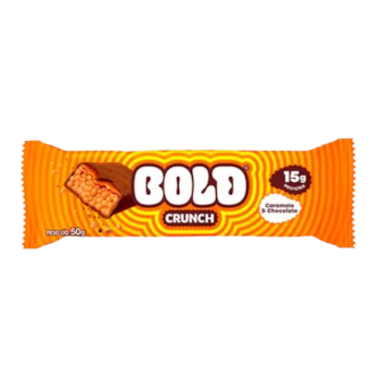 Barra Crunch Caramelo E Chocolate Bold 50g Barra Crunch Caramelo E Chocolate Bold 50g
