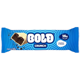 Barra Crunch Cookies E Cream Bold 50g Barra Crunch Cookies E Cream Bold 50g