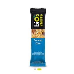 Barra de Castanhas e Frutas Coco Vegana Sem Glúten 25g - biO2 7Nuts