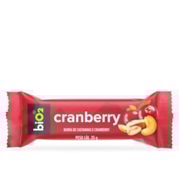 Barra de Castanhas e Frutas Cranberry Vegana Sem Glúten 25g - biO2 7Nuts Barra de Castanhas e Frutas Cranberry Vegana Sem Glúten 25g - biO2 7Nuts