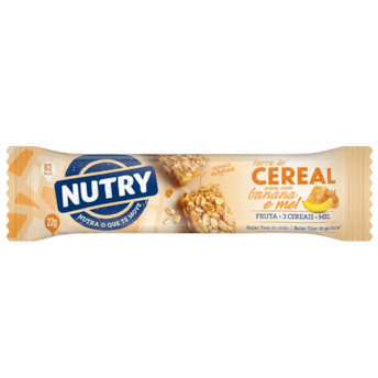 Barra de Cereal Aveia com Banana e Mel 22g - Nutry