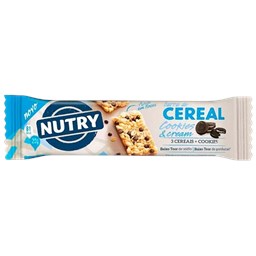 Barra de Cereal Cookies & Cream 20g - Nutry