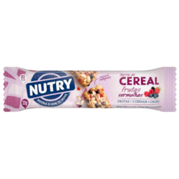 Barra de Cereal Frutas Vermelhas 22g - Nutry Barra de Cereal Frutas Vermelhas 22g - Nutry