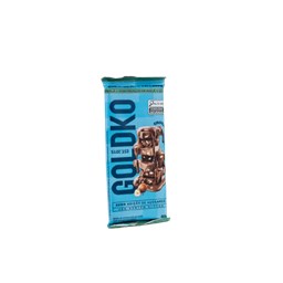 Barra de Chocolate ao leite com pedaços de avelã Zero Açúcar Goldko 80g