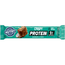 Barra De Proteína Crispy Bombom De Coco Nutry 30g