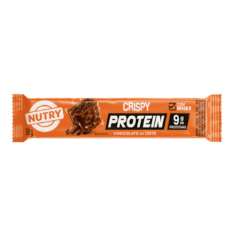 Barra De Proteína Crispy Chocolate Ao Leite Nutry 30g