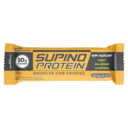Barra de Proteina sabor Baunilha com Crispies - Banana Brasil