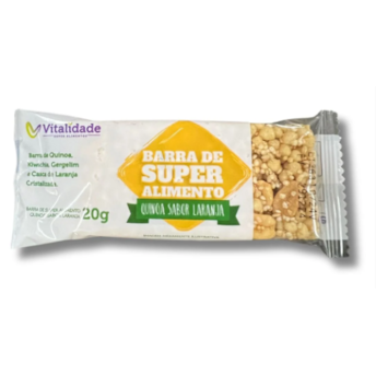 Barra De Quinoa Sabor Laranja Vitalidade 20g