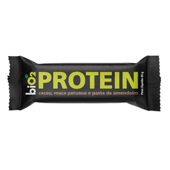 Barra Protein Cacau , Maca Peruana e Pasta De Amendoim 45g bio2 Barra Protein Cacau , Maca Peruana e Pasta De Amendoim 45g bio2