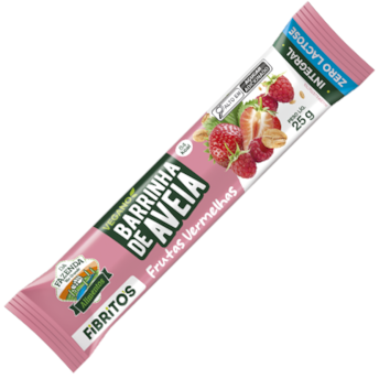 Barrinha De Aveia Sabor Frutas Vermelhas Fibritos 25g