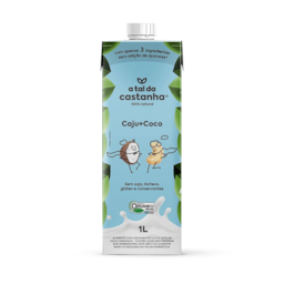 Bebida A Base De Castanha Caju + Coco A Tal Da Castanha 1L Bebida A Base De Castanha Caju + Coco A Tal Da Castanha 1L