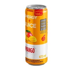 Bebida Energética Energy + Juice Sabor Mango Life Strong 473ml