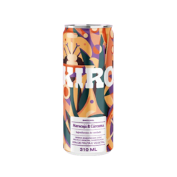 Bebida Kiro Switchel Sabor Maracujá & Cúrcuma Lata 310ml Bebida Kiro Switchel Sabor Maracujá & Cúrcuma Lata 310ml