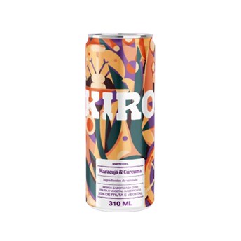 Bebida Kiro Switchel Sabor Maracujá & Cúrcuma Lata 310ml