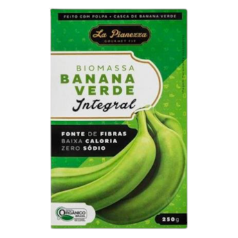 Biomassa de Banana Verde Integral Orgânica 250g Biomassa de Banana Verde Integral Orgânica 250g