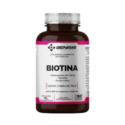 Biotina 30 Capsulas Genisis 15g