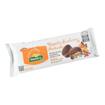 Biscoito De Arroz Com Pasta De Amendoim Alfarroba E Canela Natural Life 40gr