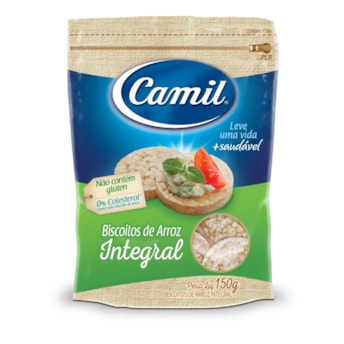 Biscoito de Arroz Integral Camil 150g