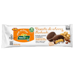 Biscoito De Arroz Recheado C/ Pasta De Amendoim Integral 40g