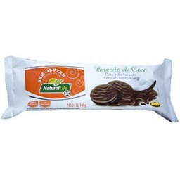 Produto Biscoito de Coco com Chocolate Sem Glúten Natural Life 140g