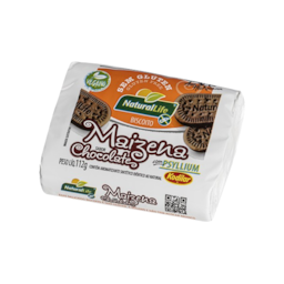 Biscoito De Maizena sabor Chocolate com Psyllium Vegano 112g Naturallife