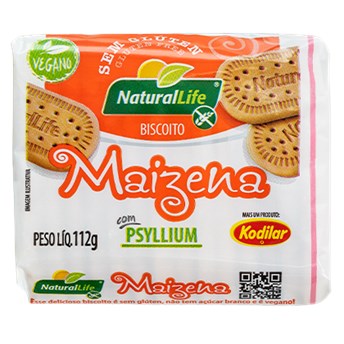 Biscoito de Maizena Vegano Sem Glúten 112g - Naturallife