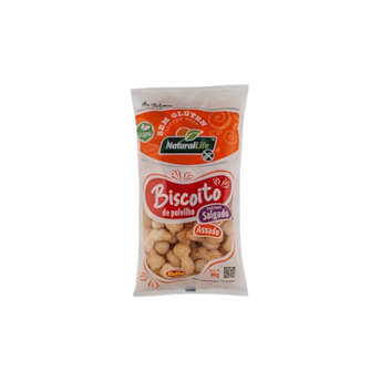 Biscoito De Polvilho Tradicional Sem Glúten Vegano Natural Life 90g