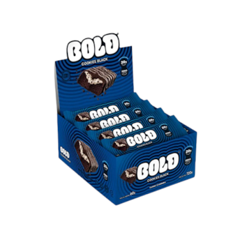 Bold Cookies Black 60g Display Com 12Un Bold Cookies Black 60g Display Com 12Un