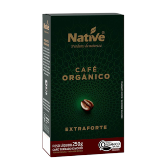 Café Orgânico Torrado e Moído Extraforte Native 250g Val. 22/05/2026