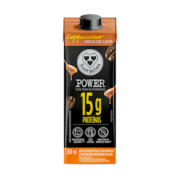 Cappuccino Pronto Doce de Leite Power Whey 3 Corações 250ml